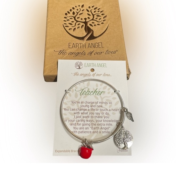 NWT Earth Angel Adjustable Teacher Bracelet NIB - Picture 3 of 5